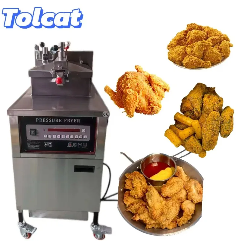 

Tolcat Gas Chicken Pressure Fryer 25l Brosted Fried Chicken Machine Gas Industrial Pressure Fryer Electricity Fried