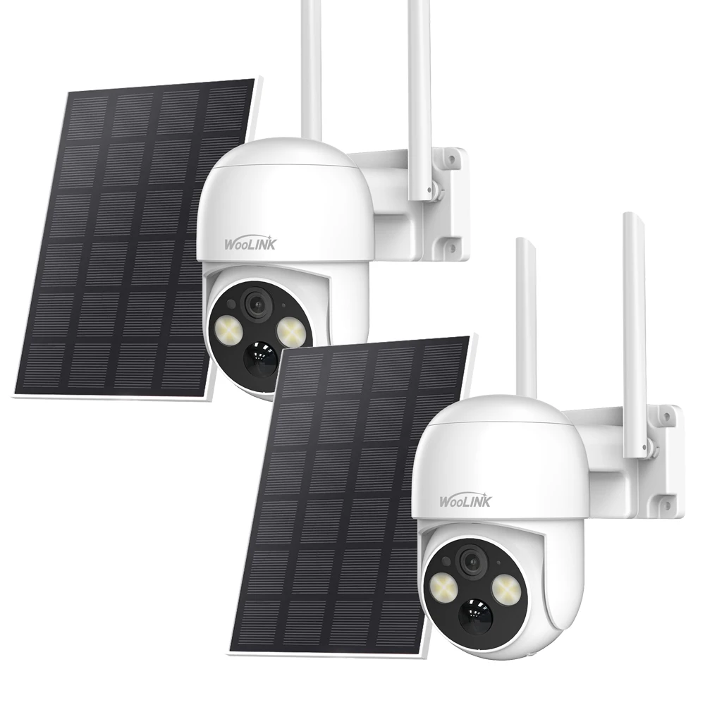 

Wireless 4MP Solar Camera Outdoor WiFi Security Camera 2.5K HD Pan&Tilt Waterproof Battery Camera Smart Home Protection