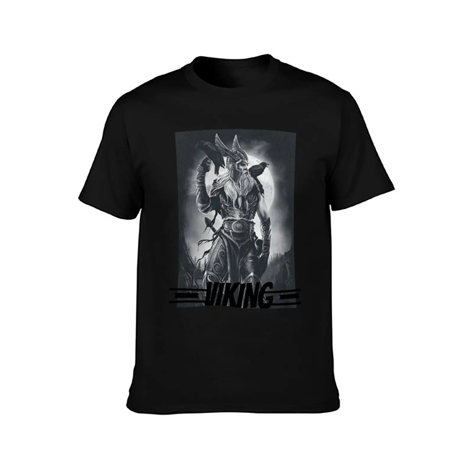 Viking Valhalla Odin T shirt T-Shirt Summer Casual Cotton Tee, Unisex Men Women