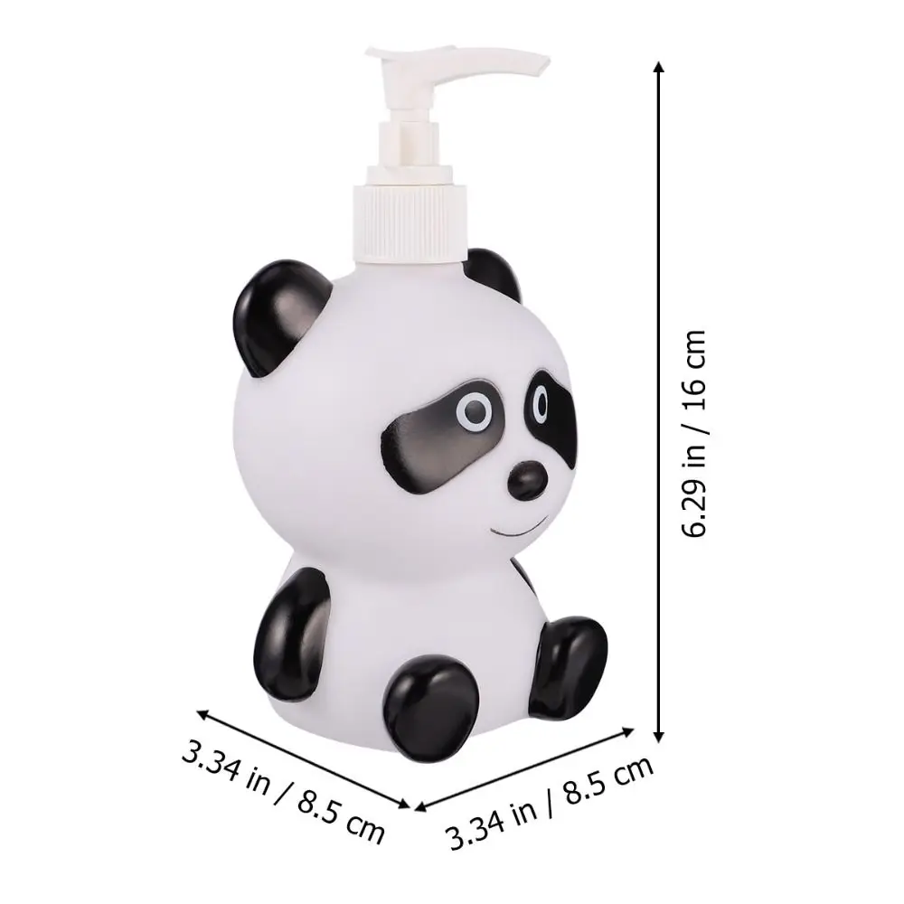 300ml Cartoon Bear Foaming Soap Dispenser Hand Sanitizer Shampoo Shower Gel Refillable Pump Bottle Kids Making Foam Container