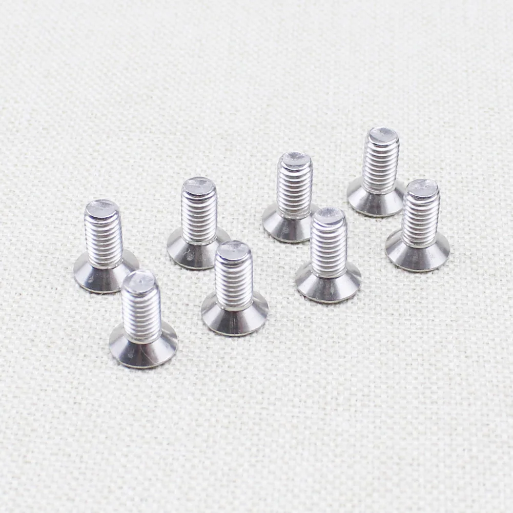 KUMMYY 8PCS Stainless Steel Front Brake Disc Rotor Screws fit for Hyundai Kia (6mm)