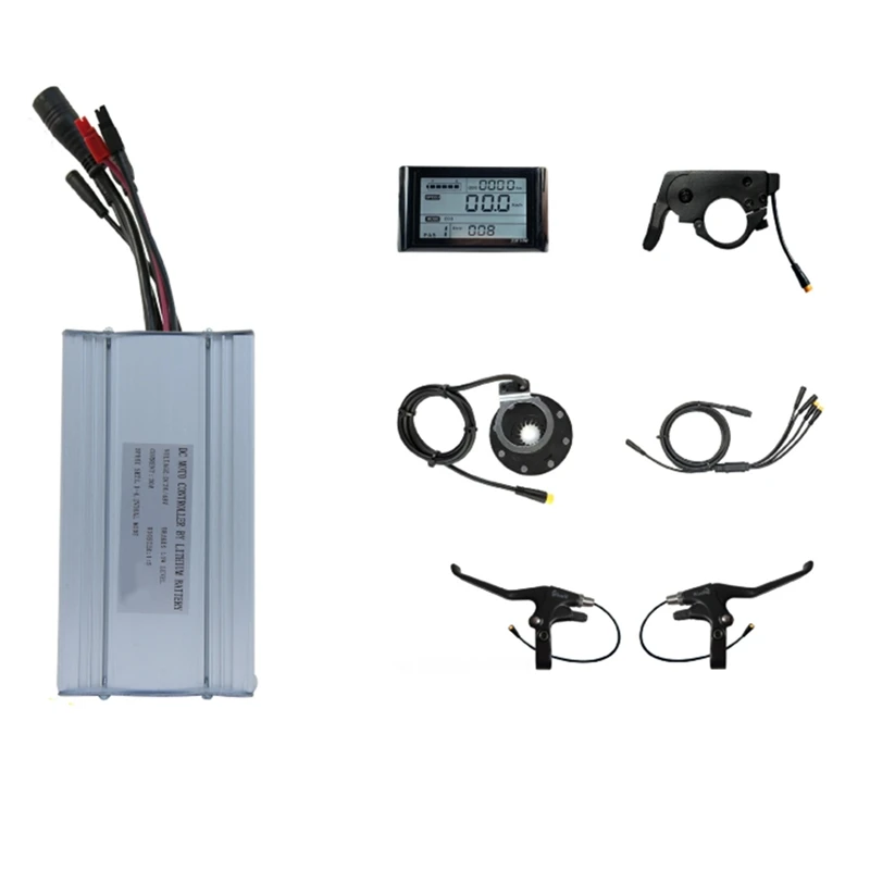 

30A Waterproof Head Controller Kit Ebike Controller Kit SW900 Display Sine Wave Controller 36/48V1000W