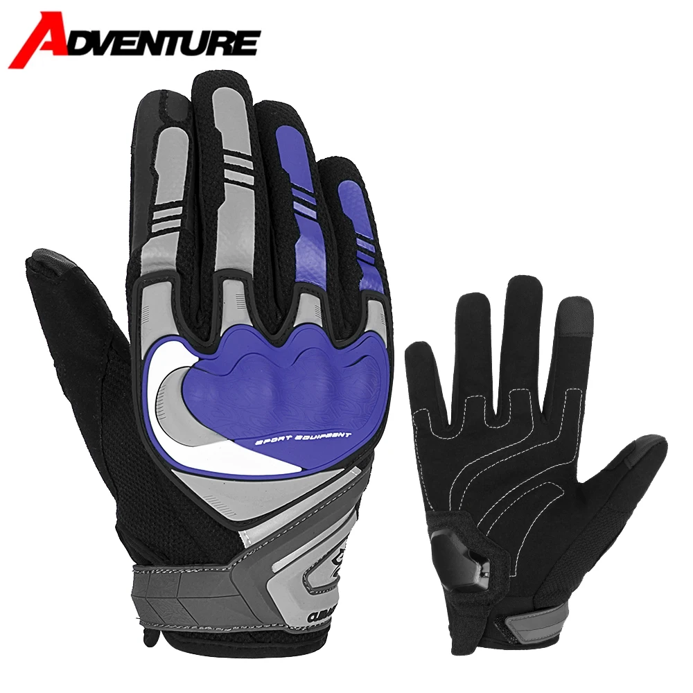 

Мотоциклетные перчатки, защита от падения и столкновений, перчатки для езды по бездорожью, устойчивые к царапинам, светоотражающие спортивные перчатки с сенсорным экраном