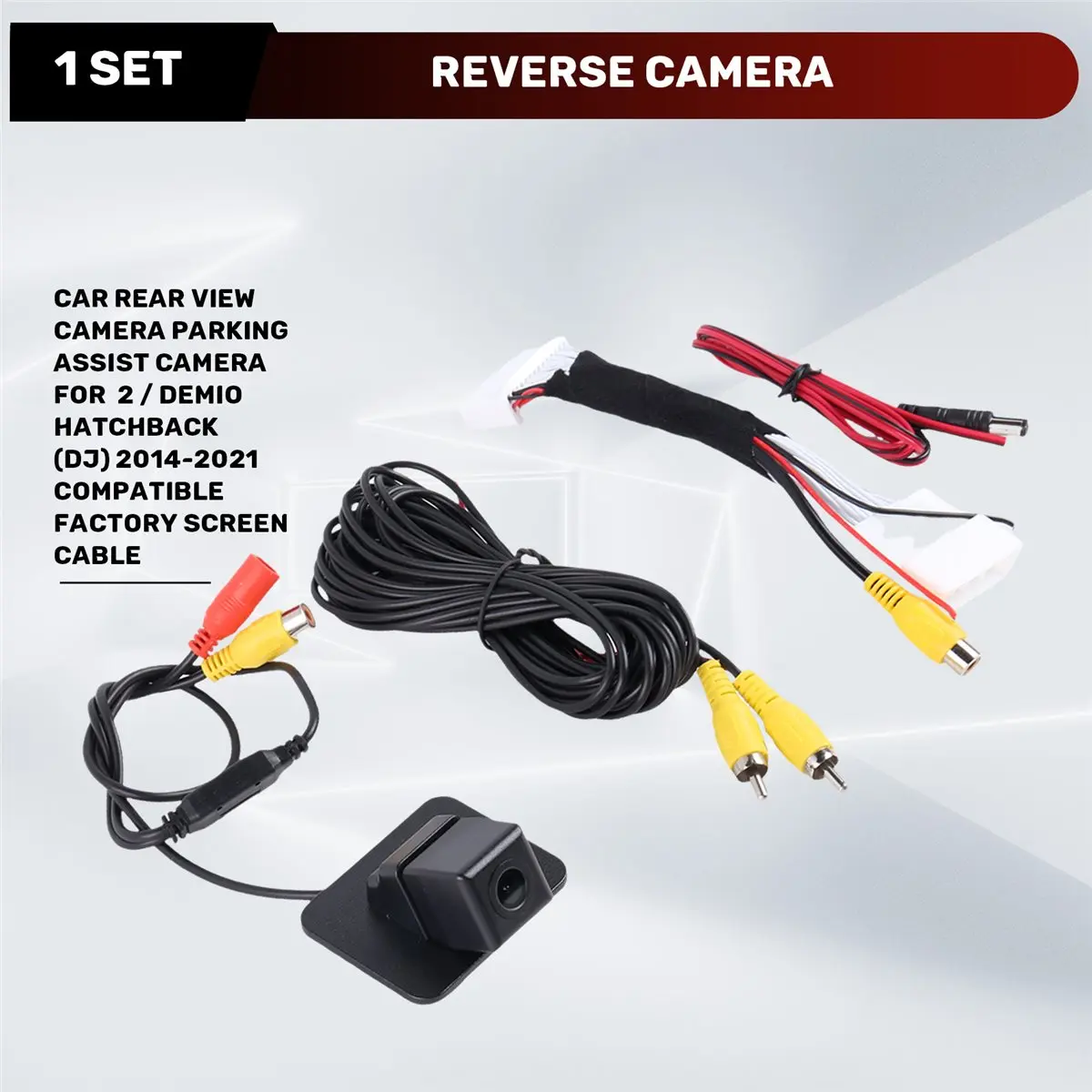 #38S (black)Car Rear View Camera for Mazda 2 / Demio Hatchback (DJ) 2014-2021,Automotive Parts & Accessories
