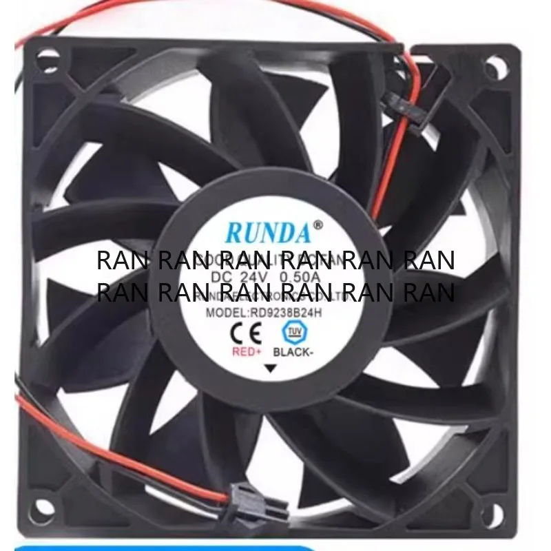Новый вентилятор охлаждения для RUNDA RD9238B24H 24 В 0,50 А 9 см охлаждающий вентилятор 92*92*38 мм