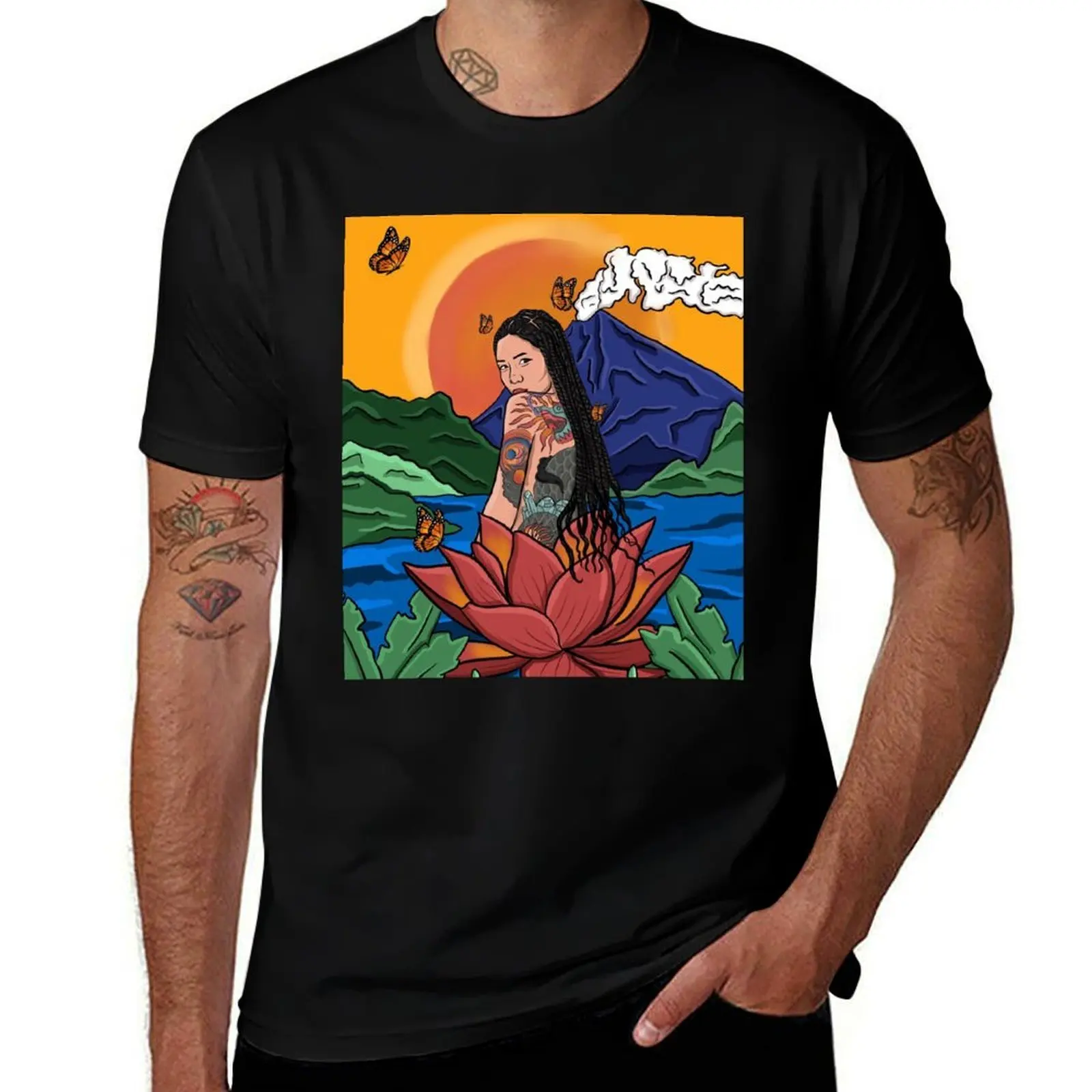 Twojhe Jhene The Magic Hour American Tour 2020 T-Shirt Athletic Quick Dry T-Shirt for Men