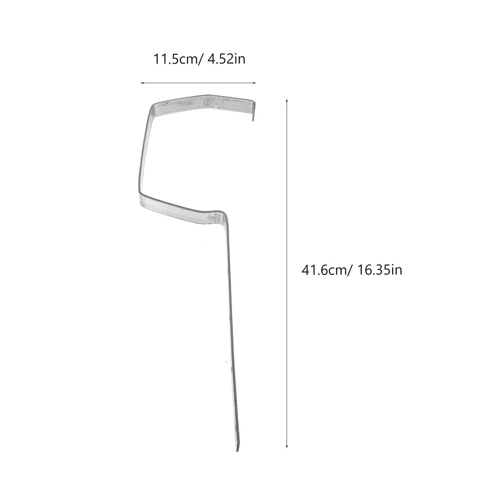 200Mm Gutter Bracket Heavy Duty Roof Gutter Rack Rainwater Holder Drainage Support Frame Accessories Roof Rack