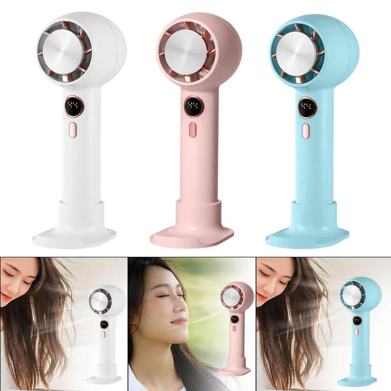 Portable Handheld Fan Cute Design Small Pocket Fan for Office Travel Boys