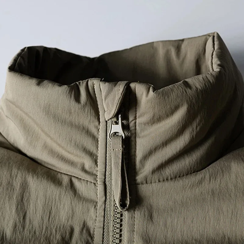 【Mirrordust】Men Winter Jackets Thicken Warm Paras Coats Padded Bubble Coats Vintage Oversized Harajuku Jackets Outwear