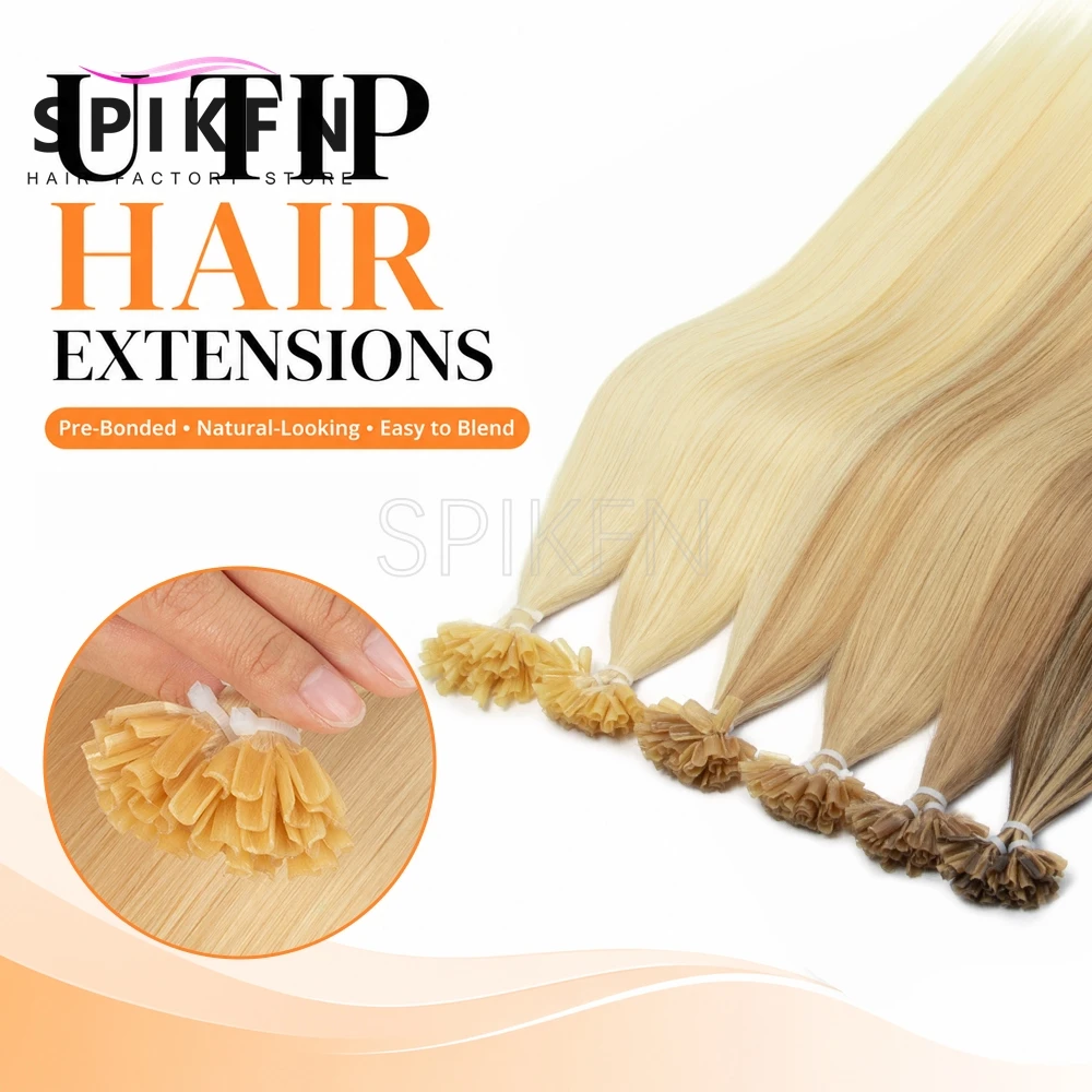 SPIKFN Fusion Nail U Tip Hair Extensions 12