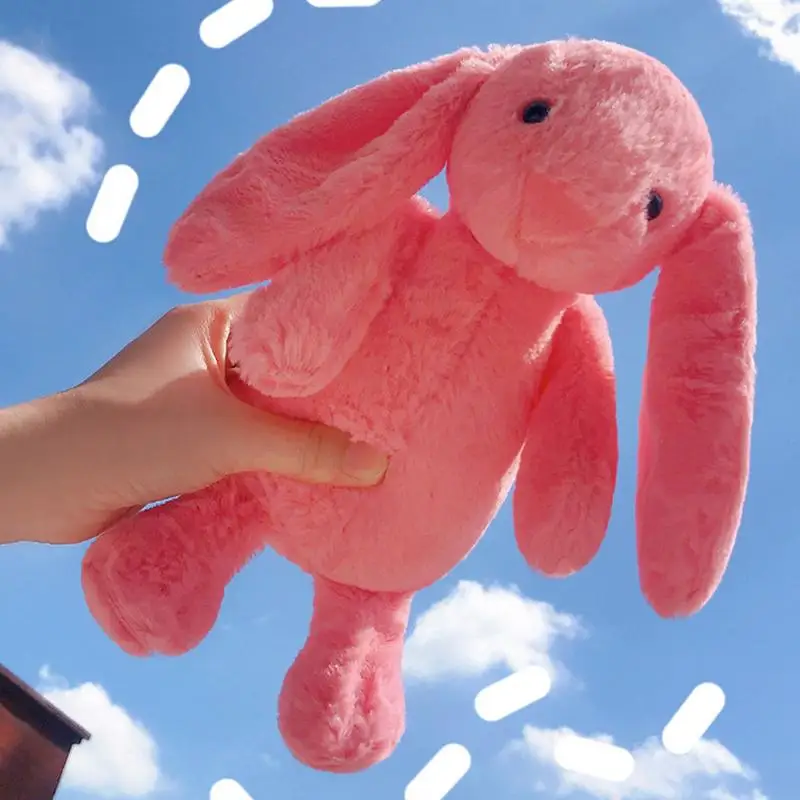 

28 см милый кролик плюшевая игрушка кукла пасхальный кролик кукла младенцы спальный компаньон милая плюшевая кукла кролик с длинными ушками детский подарок