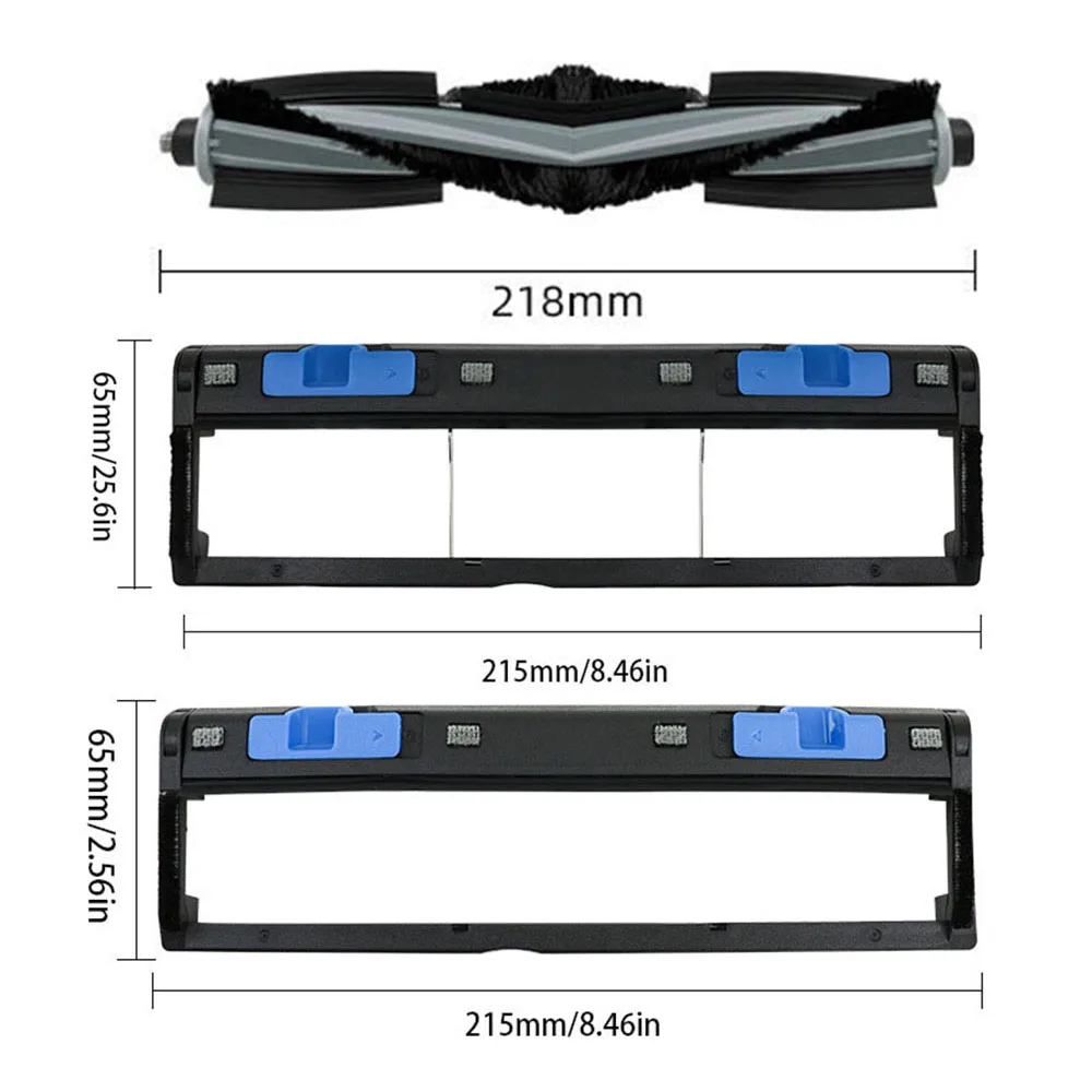 Main Roller Brush Cover For Ecovacs Deebot X2/X2 Omni/X2 Pro/X2 Pro Plus/DEX86 Rolling Brushes Vacuum Cleaner Parts