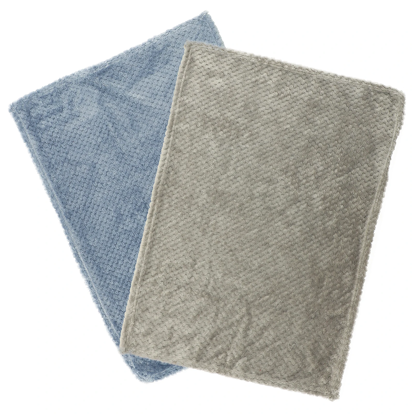 

2pcs Small Pet Wool Sleeping Blanket Soft Absorbent Guinea Pig Bunny Bedding Cage Liner Rabbit Hamster Bath Towel