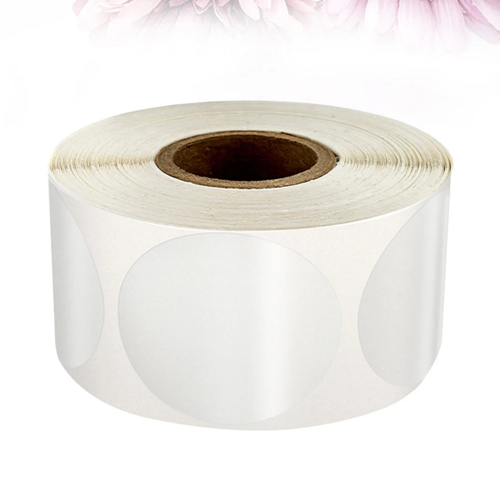 

500pcs Sealing Sticker Clear Round Labels Transparent Circle Stickers for Packing Gifts DIY Craft Supplies Decor Sealer Tags