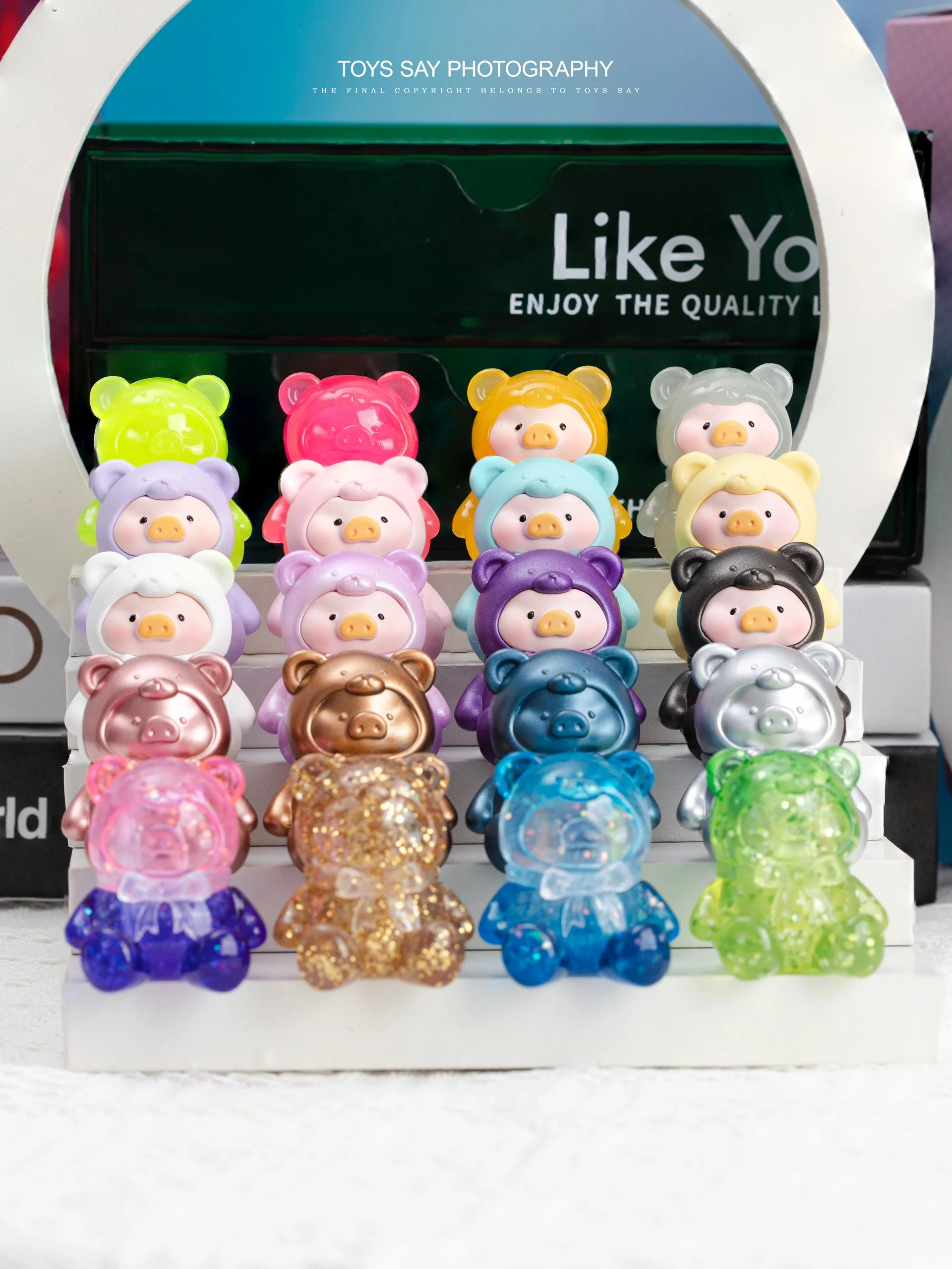 

Canned Pig Lulu Teddy Series Mini Cute Grain Blind Box Handmade Cartoon Cute Toy Doll Desktop Decoration Ornament Surprise Gift