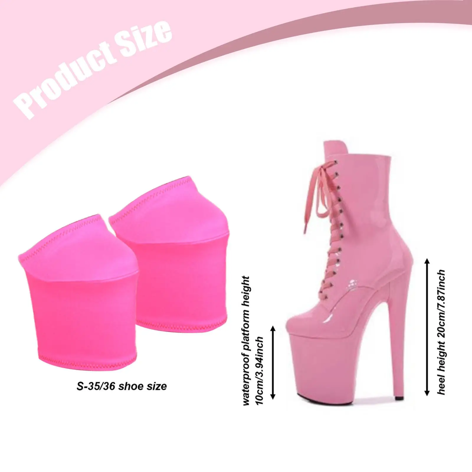 Pole Dance Shoe Protectors Anti Slip for Dancers Women on Smooth Floors Pole Dancing Boot Protectors Sleeves Footwear Socks