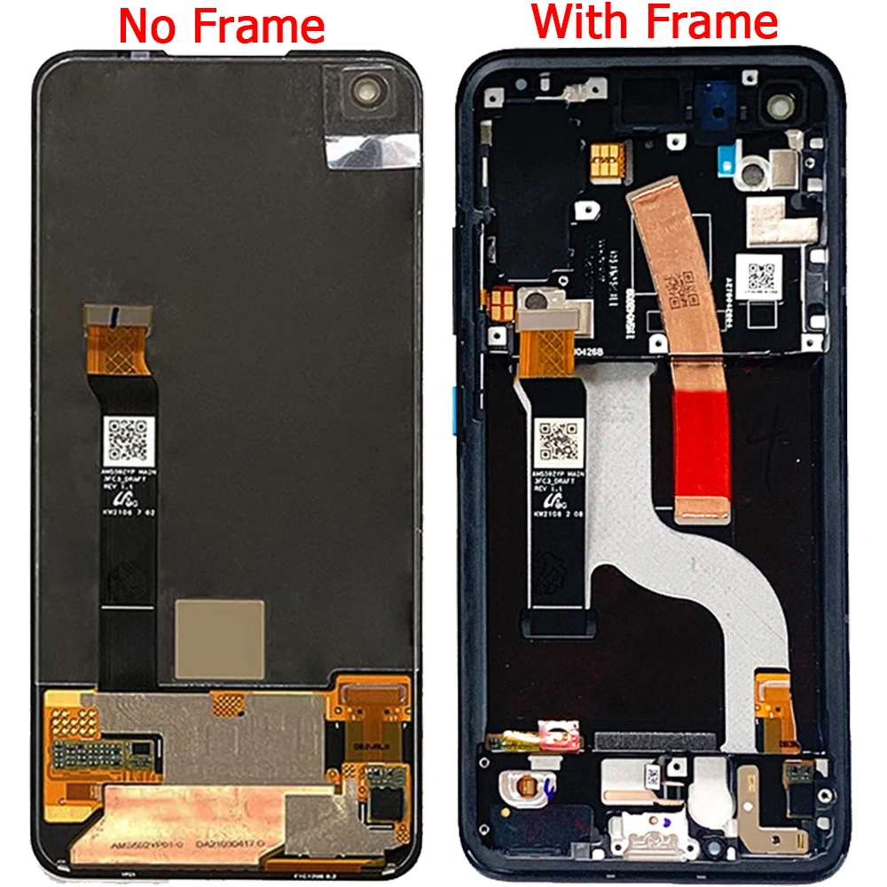 5Original For Asus Zenfone 8 LCD Screen Display With Frame 5.92