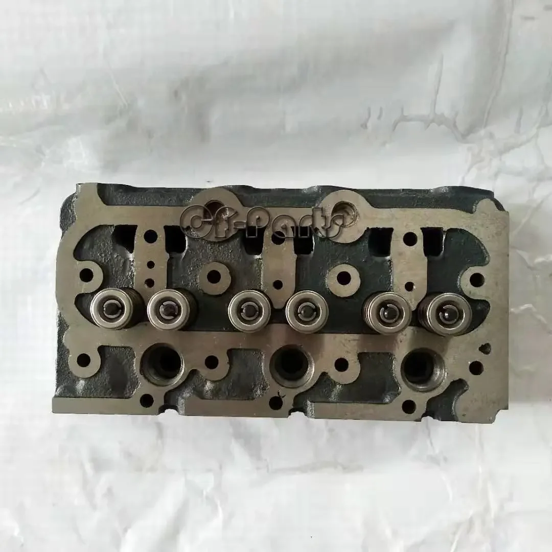 Free Shipping Complete Cylinder Head For Kubota D750 Engine With Full Set Valves