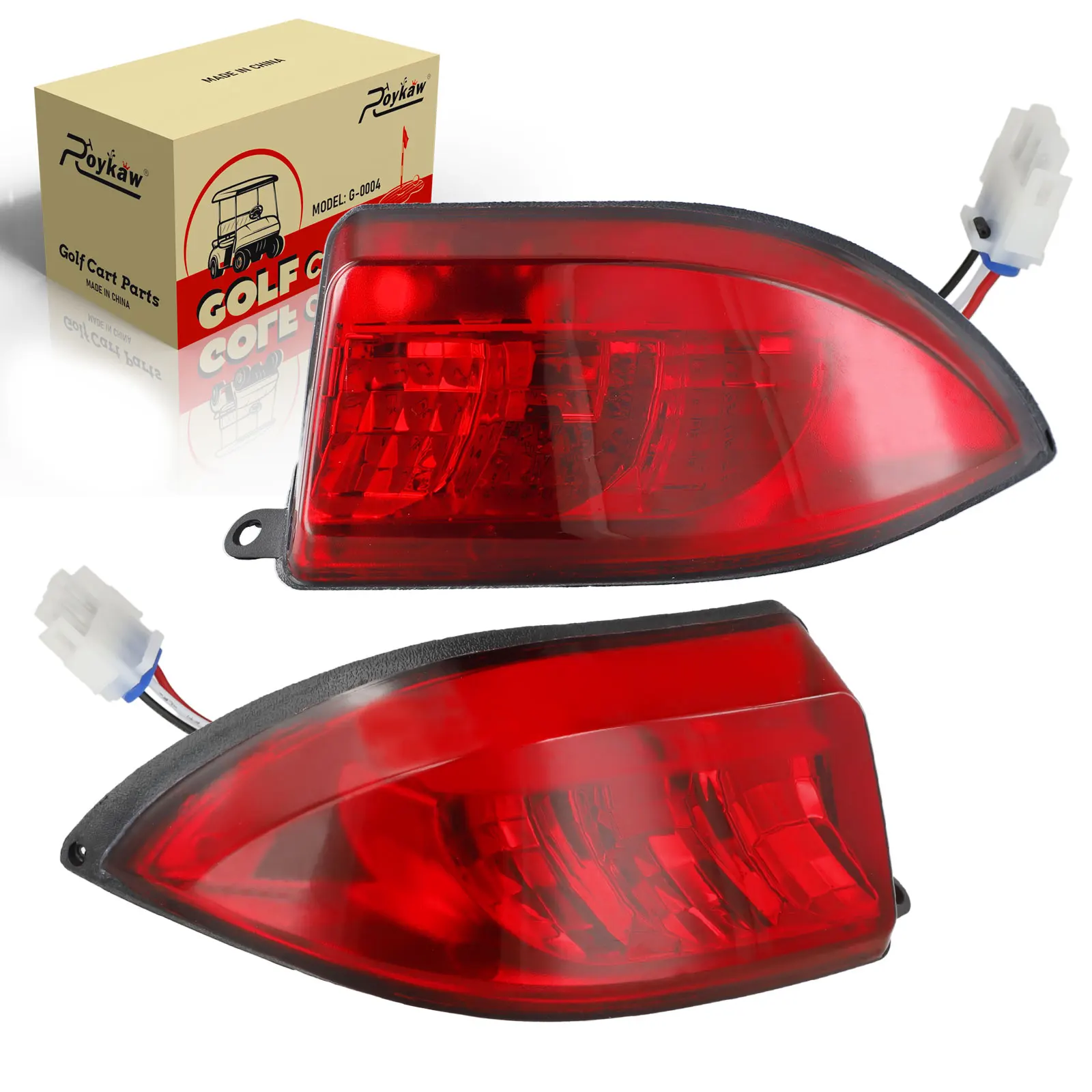 

Roykaw Golf Cart Taillights for Club Car Precedent 2004+ & Tempo 2018+ , OEM# 102529001, 102528901