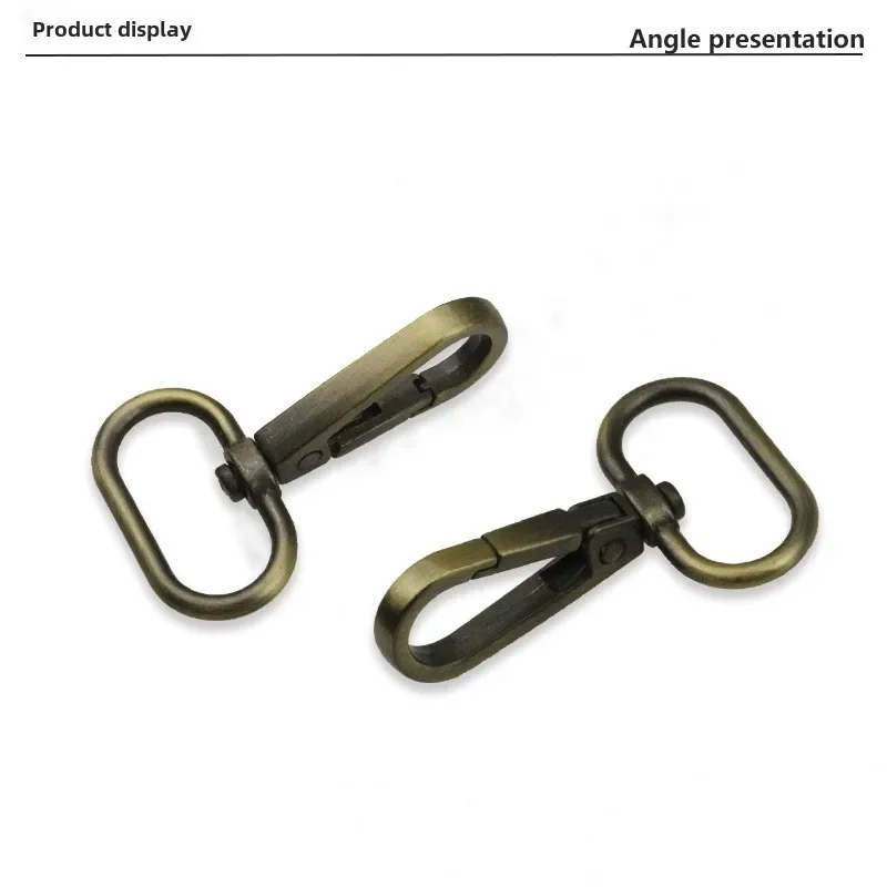 10/20/50 Pcs 25mm Metal Bags with Buckles, Hooks, Keychains, Alloy Chains, Hooks, Buckles, Luggage Hardware Accessories