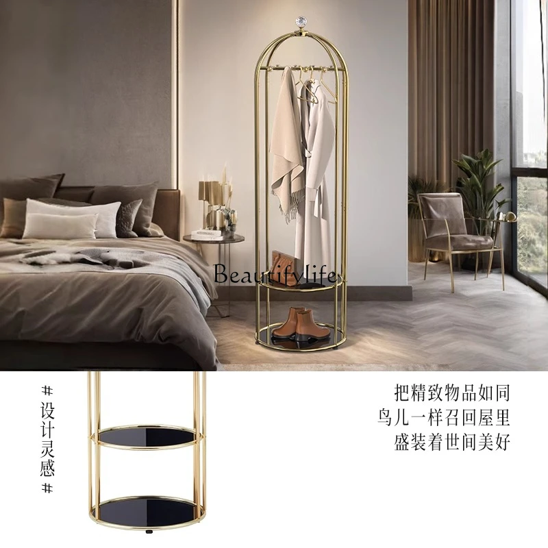 03.-Hanging hanger floor bedroom floor rack home living room
