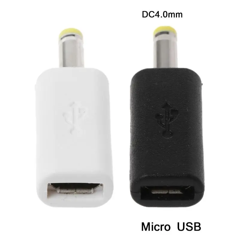 Micro USB sang 4.0x1.7mm Bộ chuyển đổi phích cắm Bộ chuyển đổi nguồn máy tính xách tay Kết nối sạc