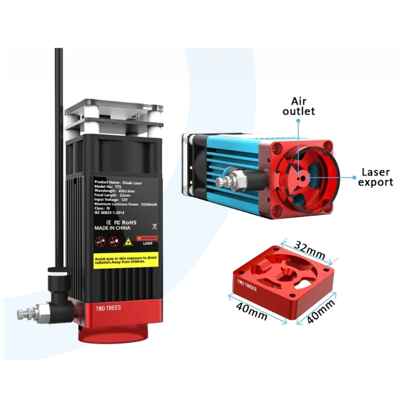 

Air assist system for LaserEngraving Machine ATOMSTACK/NEJE/XTOOL/ORTUR