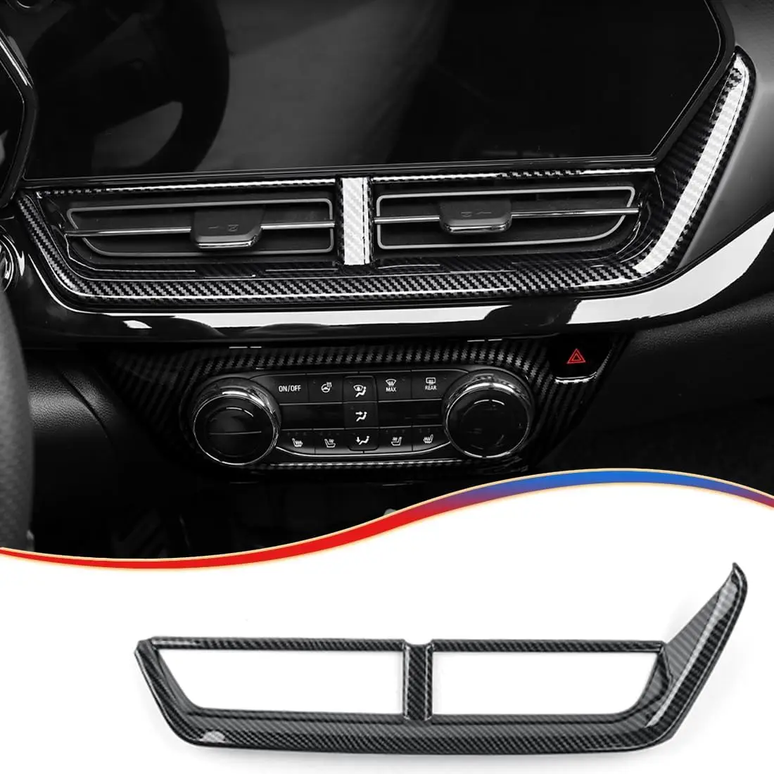 

Накладка на дефлектор воздуховода из АБС-пластика для Chevrolet Trax 2024-2026, спортивные аксессуары для интерьера автомобиля, автомобильные наклейки