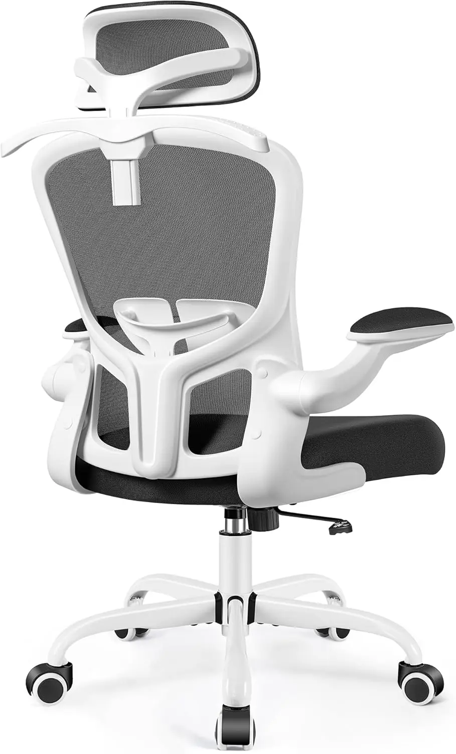 Felixking Office Chair With Headrest, Ergonomic Desk Chair With Wheels, Task Swivel Comfy Chair With Adjustable Lumbar Support,