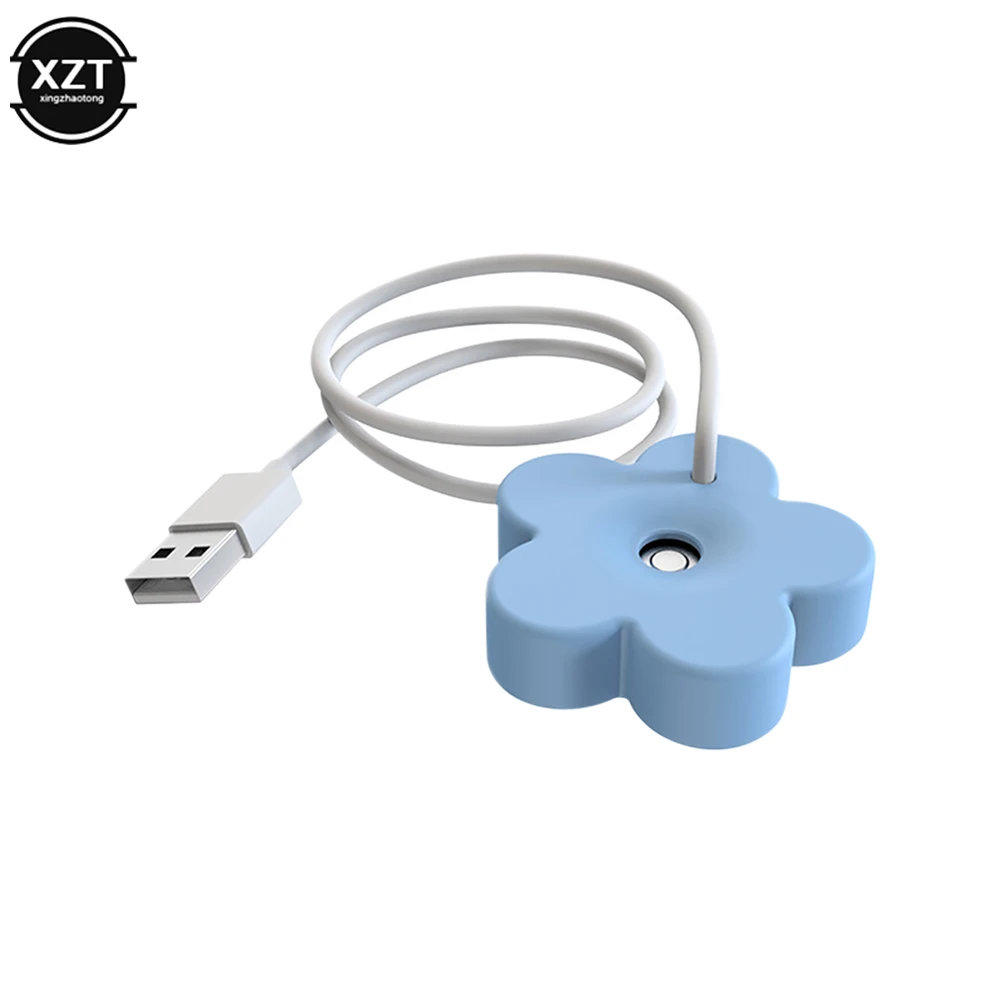 USB Portable Mini Petal Shape Air Humidifier Ultrasonic Aromatherapy Diffusers for Home Plants Purifier