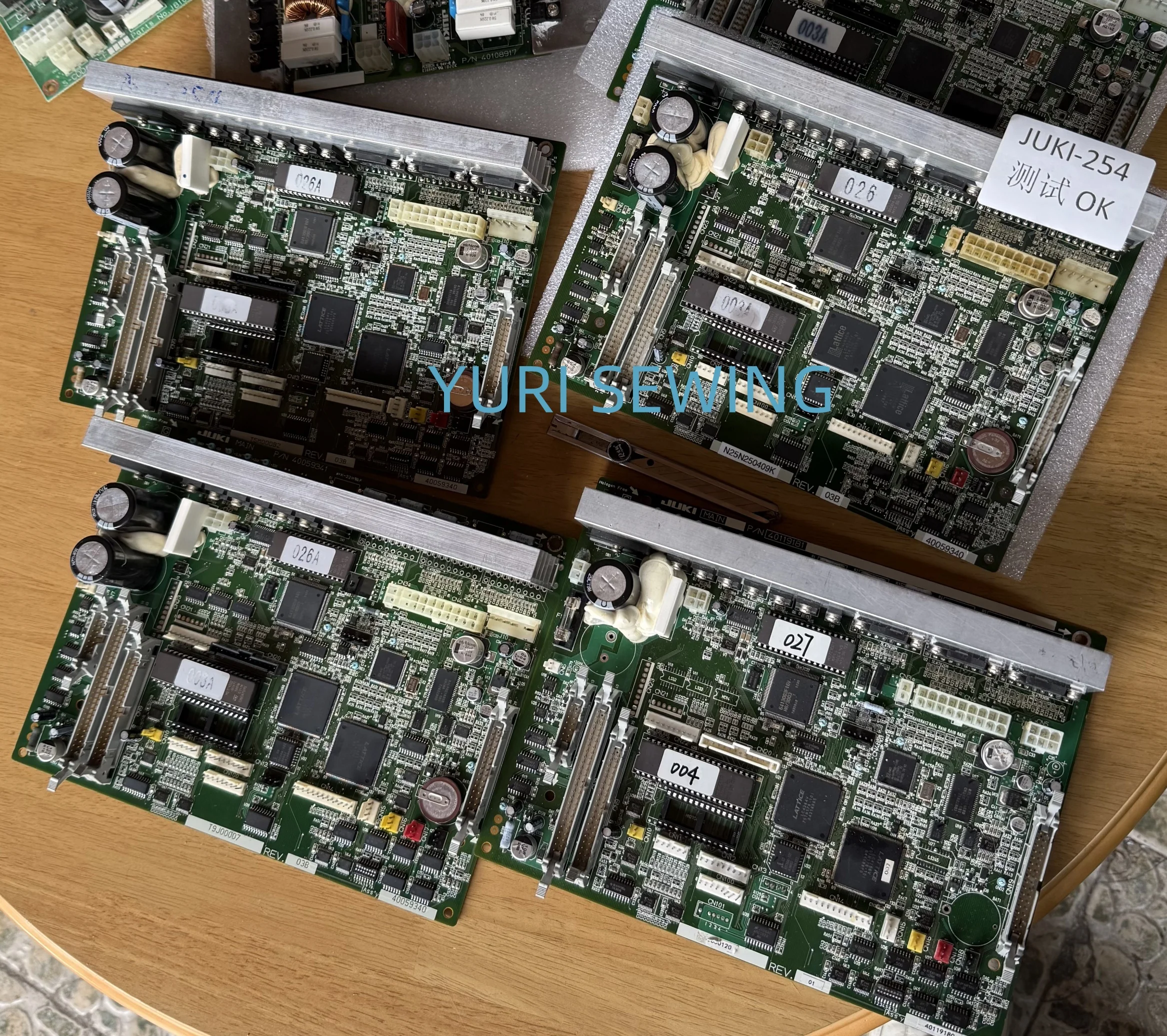 Used but working perfectly JUKI MOL-254 main PCB assy 400-59340 electric board for control box indutrial sewing machine parts