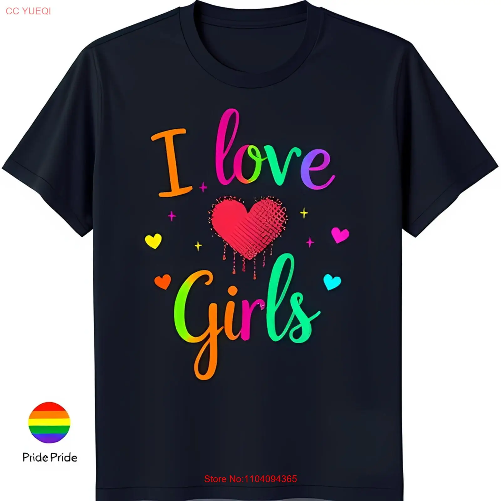 

Жирная синяя футболка с рисунком «Я люблю» и дизайном в виде сердца