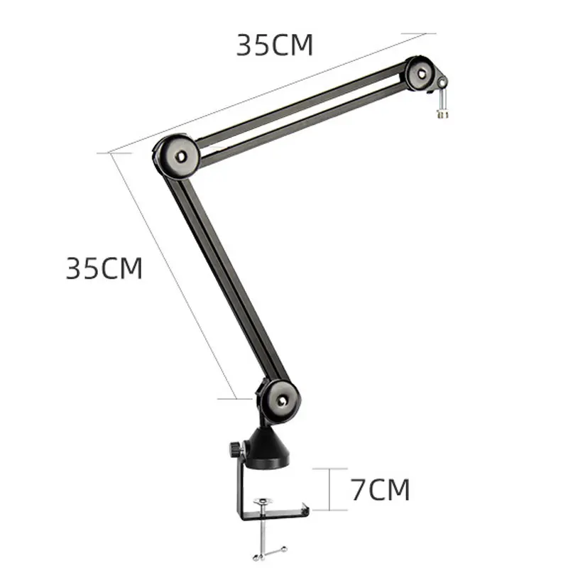 NB35 microphone live universal cantilever metal bracket recording K song microphone desktop bracket