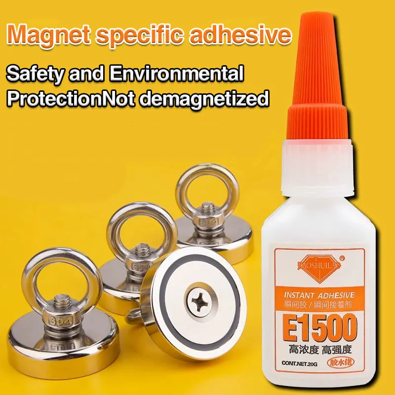 1pc 2pcs High-temperature Resistant 20g Magnet Metal Glue Aluminum Alloy Metal Copper Glass Iron Fast Drying Adhesive