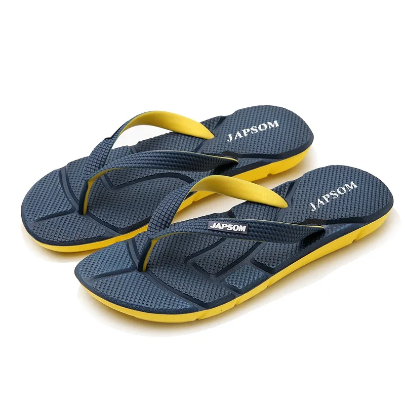 Fashion Blue Massage Slippers Men Flip Flops Sale Big Size 48 Casual Slides Men Non Slip Beach Slippers For Men chanclas hombre