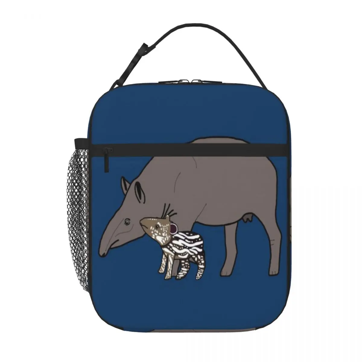 Bestselling Lowland Tapir Family Animal Print Leakproof Lunch Bag Outdoor Construction Snack Bag
