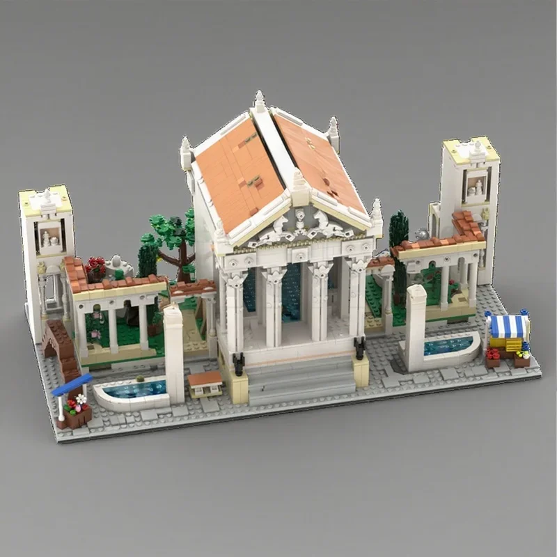 2690pcs MOC Ancient Roman Forum Alt Build Modulared Model Christmas Gifts Building Blocks DIY Idea Education Brick Toy Kids