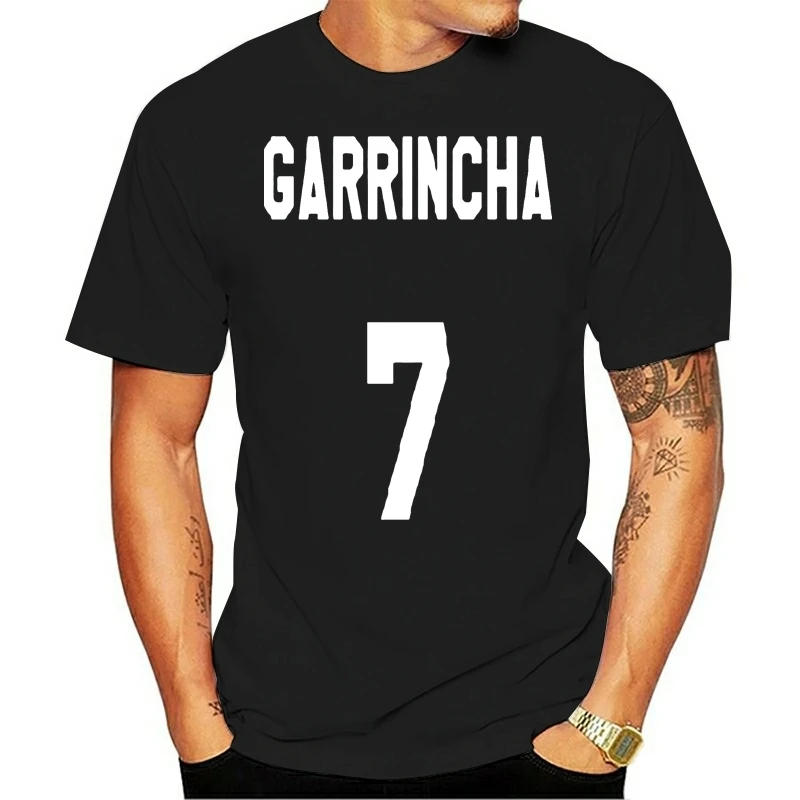 GARRINCHA T SHIRT BRAZIL BOTAFOGO FootballerER LEGEND CAMISETA SOCCERER PELE Print T-Shirt Summer Style Top Tee