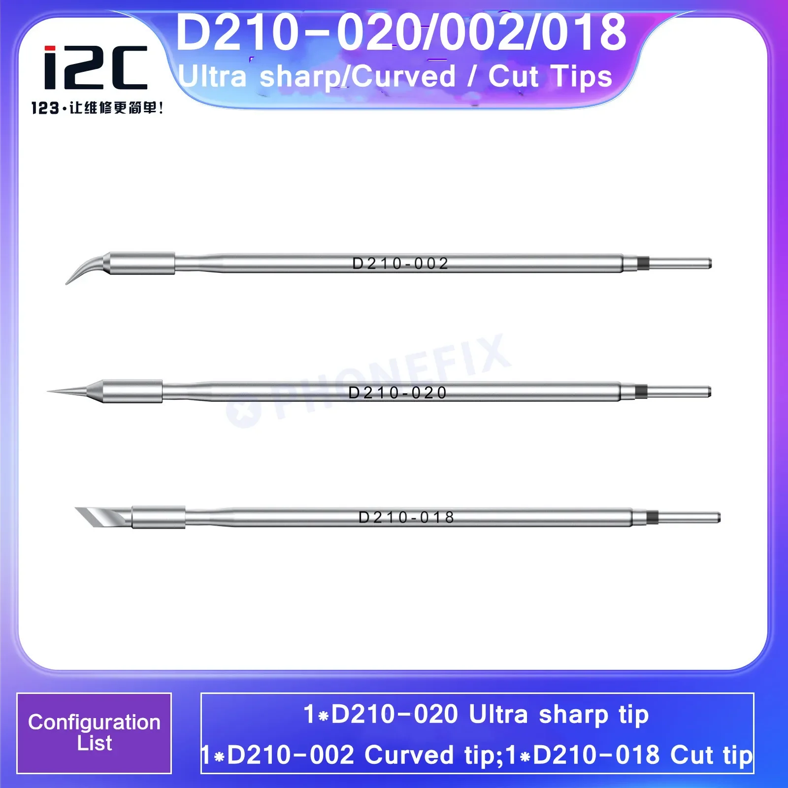 I2C Soldeerstation Handvat D115 D210 D245 Compatibel Originele Soldeerbout Tip Voor i2C 2SDN Soldeerstation Handvat Vervangen