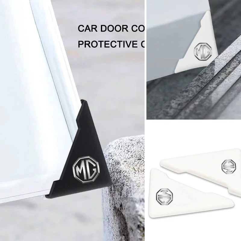 2x Soft Silicone Auto Door Edge Corner Bumper Sticker Anti-Scratch Protection Guard For MG/ZS/HS/MG3/MG4/EV/MG5/MG6/MG7/GT