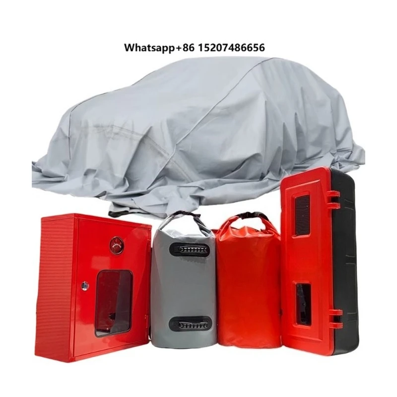 Wholesale Price 19.8 X 26 ft Automotive Flame Retardant Guard EV Car Fire Blanket for Parking Lots