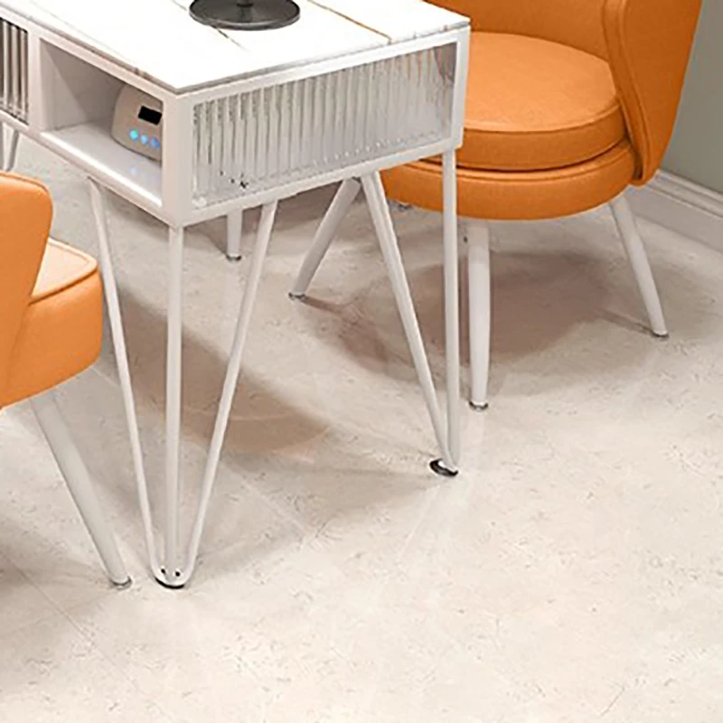 Italian Unique Nail Table Elegant Cute Modern With Storage Nail Table Multifunctional Design Table Manucure Salon Furniture
