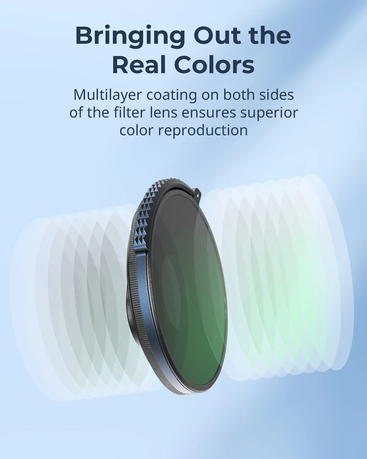 SmallRig CPL & VND 3-5-filter voor DJI Osmo Action 4. Combining ND8 ND16 ND32 CPL-filter in één, multicoated HD optisch glas 4941