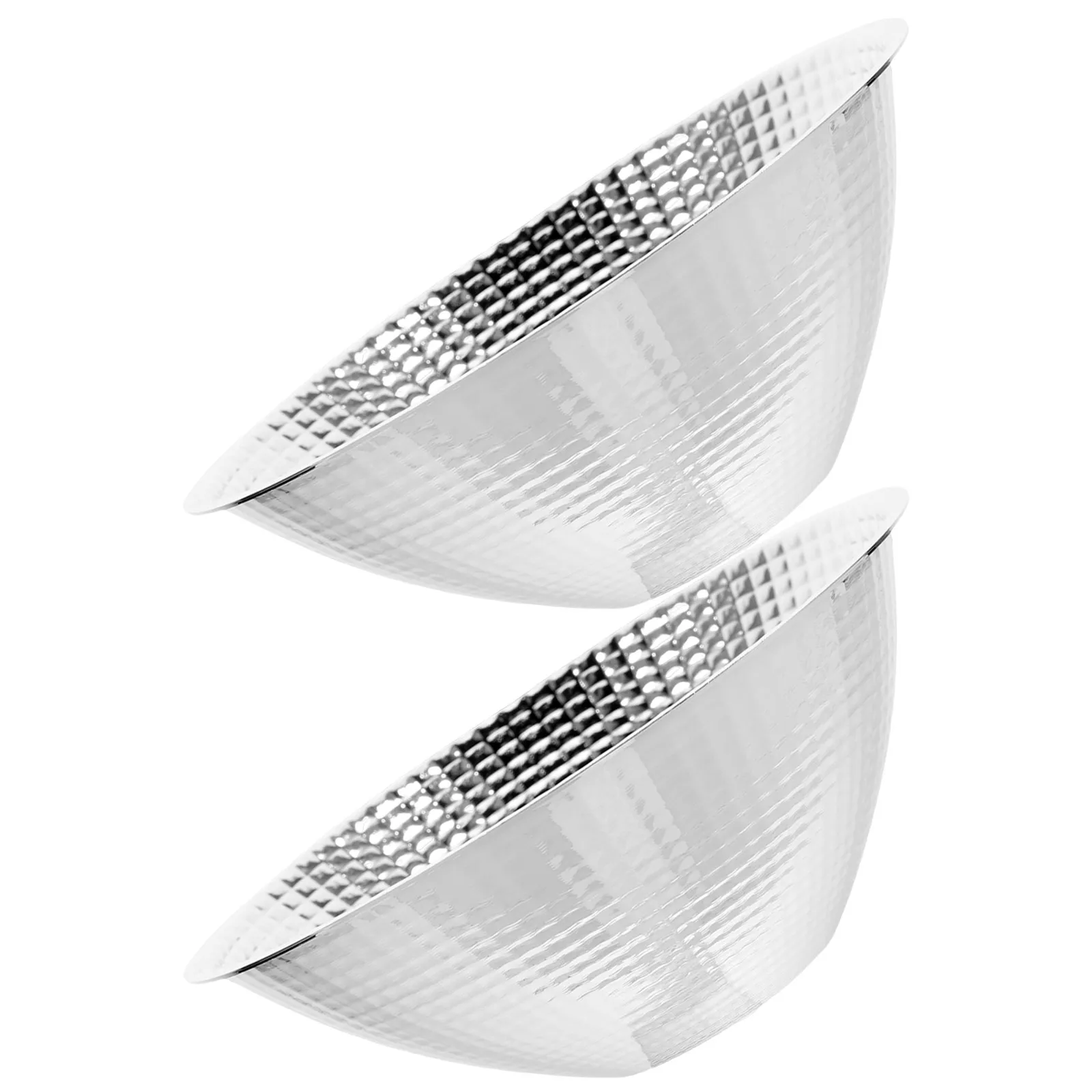 2Pcs Aluminum Reflector Cup 23Mm Flashlight Spotlight Shade Accessory LED Light Reflector Cup Replacement Part for Outdoor
