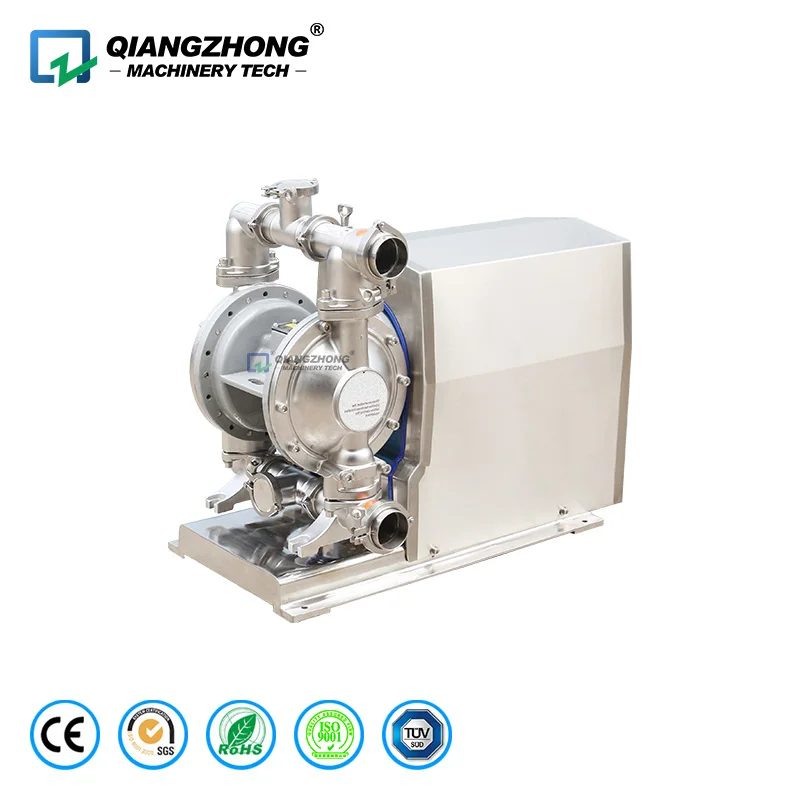 304 316 Stainless Steel 1 Inch Acid Alkali Resistant Chemical Water Pump Self-Priming Explosion-Proof Electric Diaphragm Pump