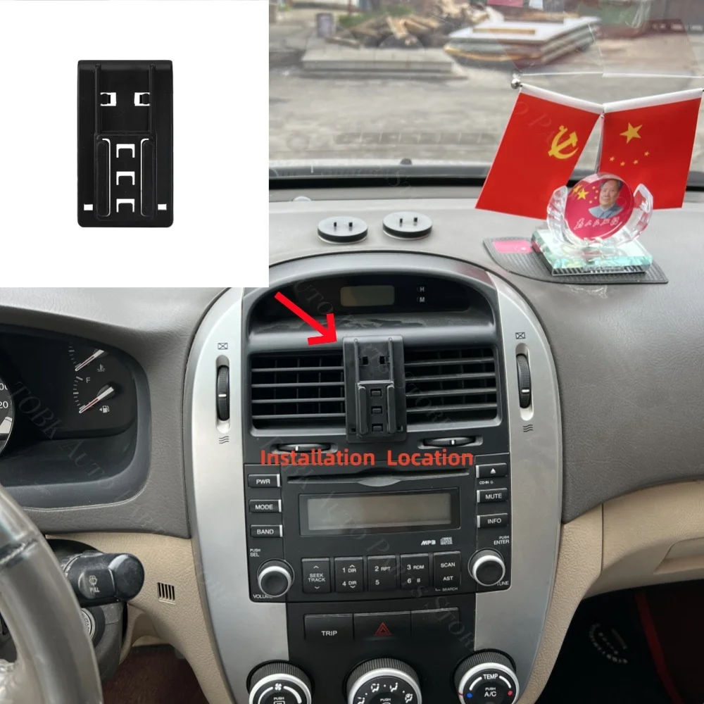 Magnetic Phone Holder For Kia Cerato 2006-2012 2007 2010 Wireless Charging Special Fixed Bracket Base MagSafe Mount Accessoires