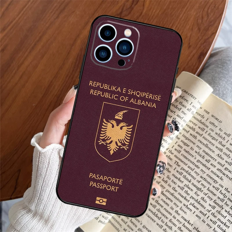 Capa de passaporte Argélia para iPhone, Mini tampa traseira, iPhone 15 11 12 13 14 Pro Max XS X XR SE 2020 6S 7 8 Plus 12 13