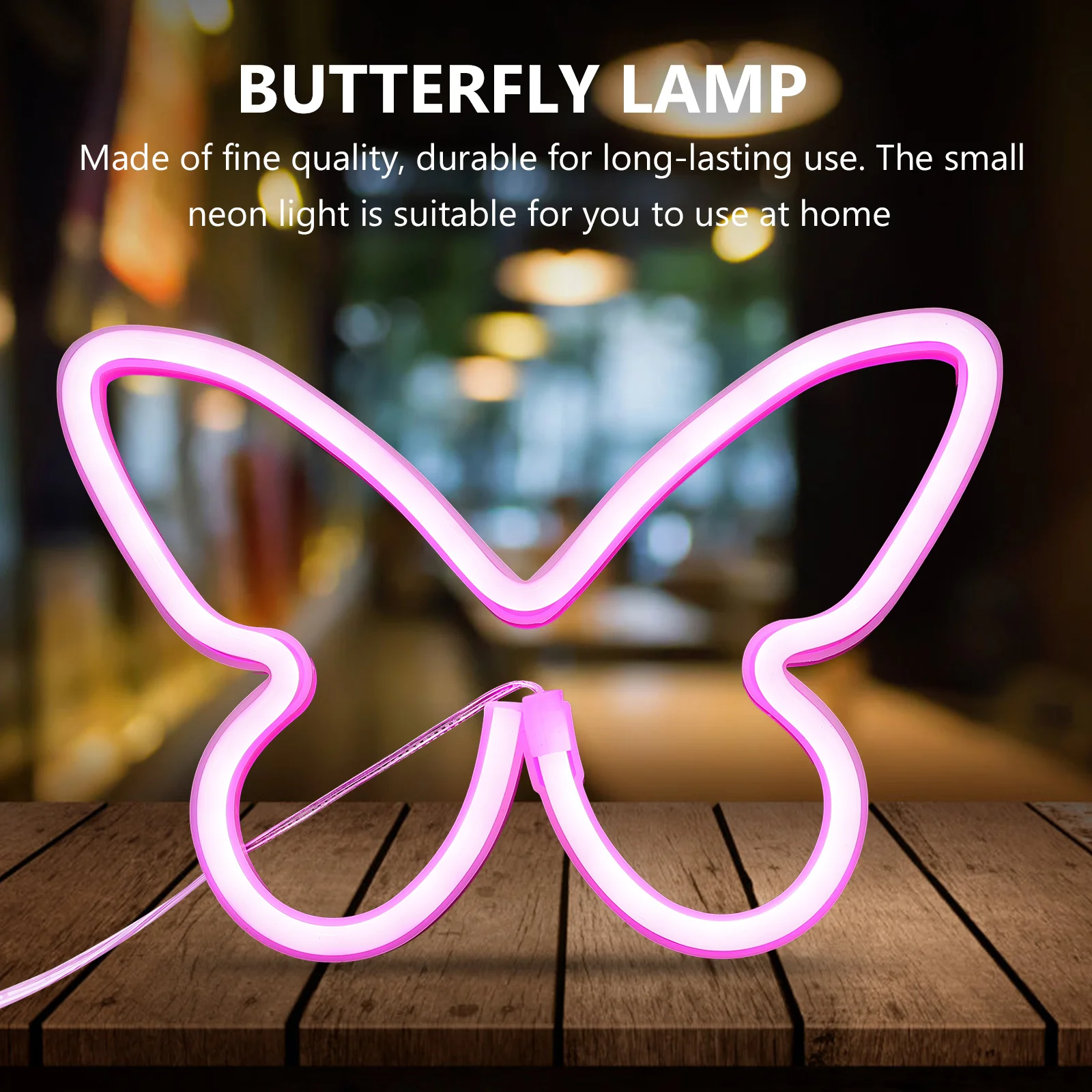 1 قطعة ضوء الزخرفية فراشة Usb النيون ليلة لغرفة المعيشة غرفة نوم حديقة Led الحيوان مصباح ثنائي الطاقة مصباح للزينة الصغيرة