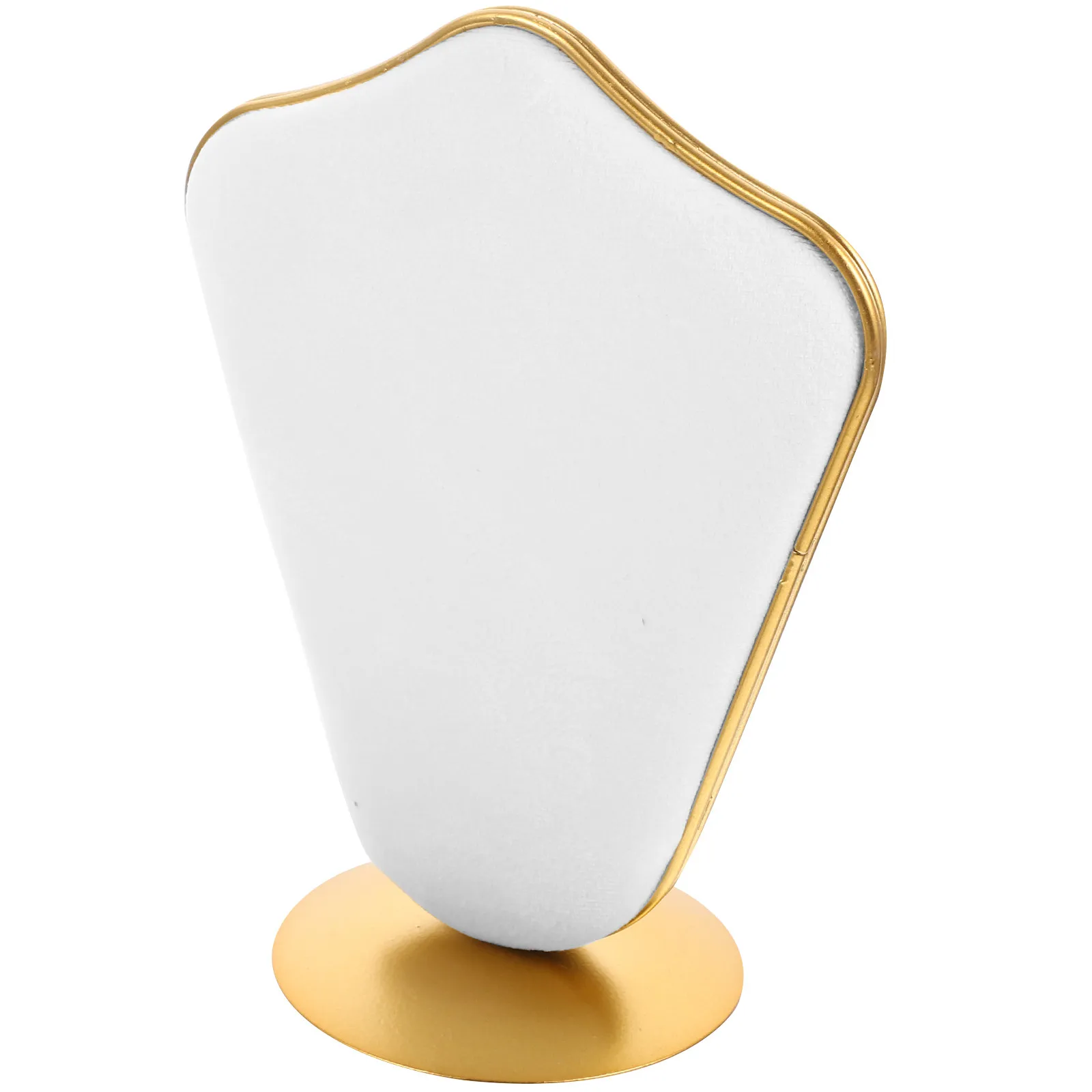 

Flannelette Earring Studs Stand Soft Fabric Earrings Storage Rack Desktop Organizer Necklace Holder Display Shelf