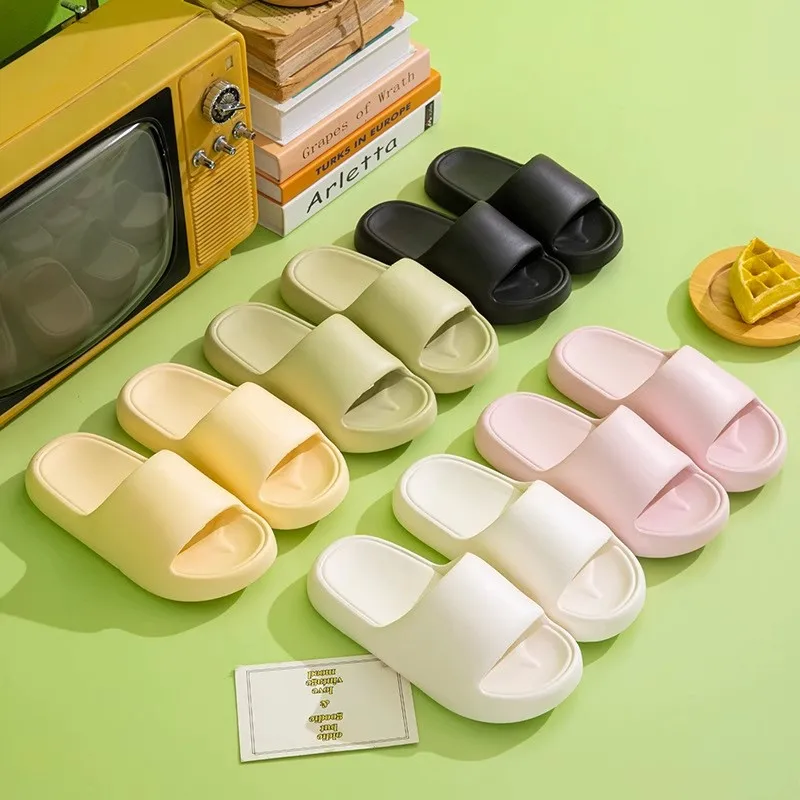 Women Slippers Flat Sandals Indoor Slippers EVA Comfortable Breathable Anti-slip 5 Colors 36-41